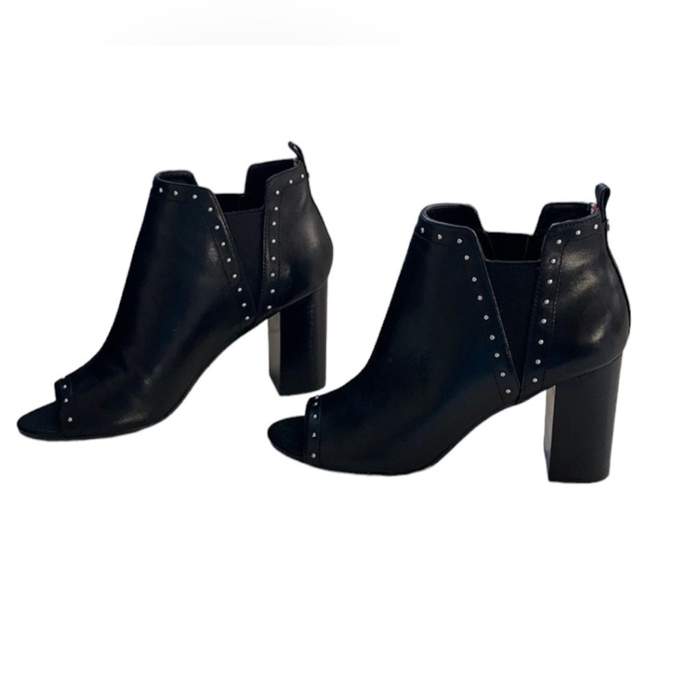 Women’s Tommy Hilfiger Black Open Toe Ankle Boot Size 6